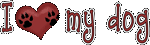 I love my dog logo
